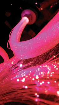eclairage fibre optique rose